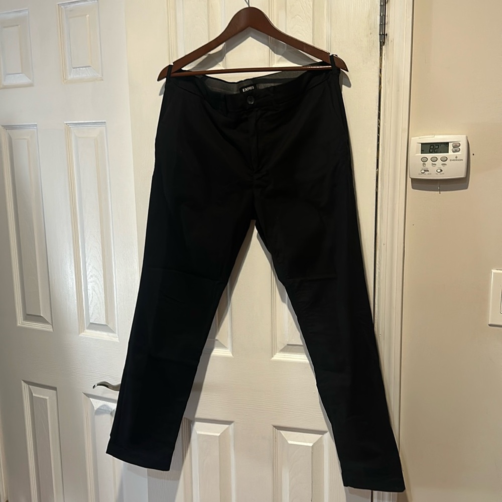 Men’s Skinny Pants Trousers Express Black